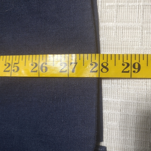 Lauren Ralph Lauren 100% Linen 2-Two Button Summer Suit Jacket Coat Navy Men 36S - Picture 10 of 10